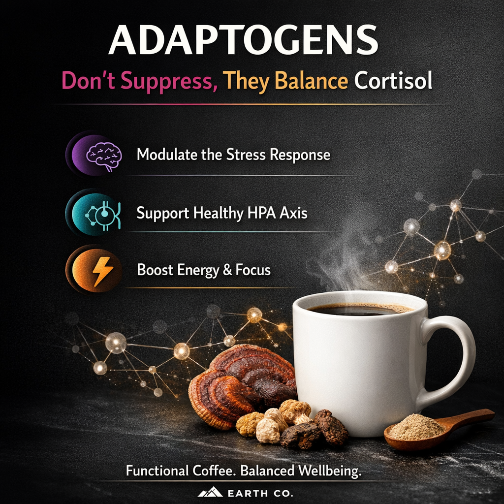 The difference between reducing and suppressing cortisol: why adaptogens don't make you drowsy