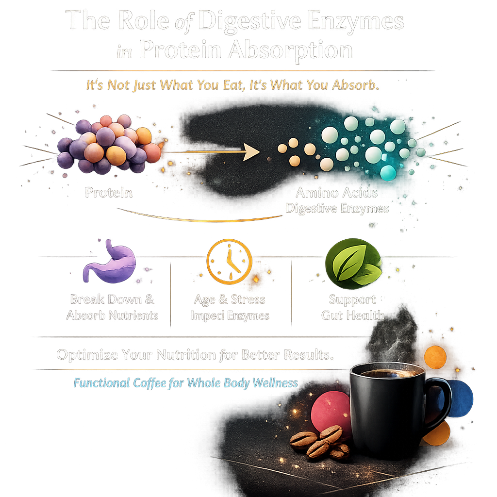 The role of digestive enzymes in protein absorption: why it's not just about how much you eat