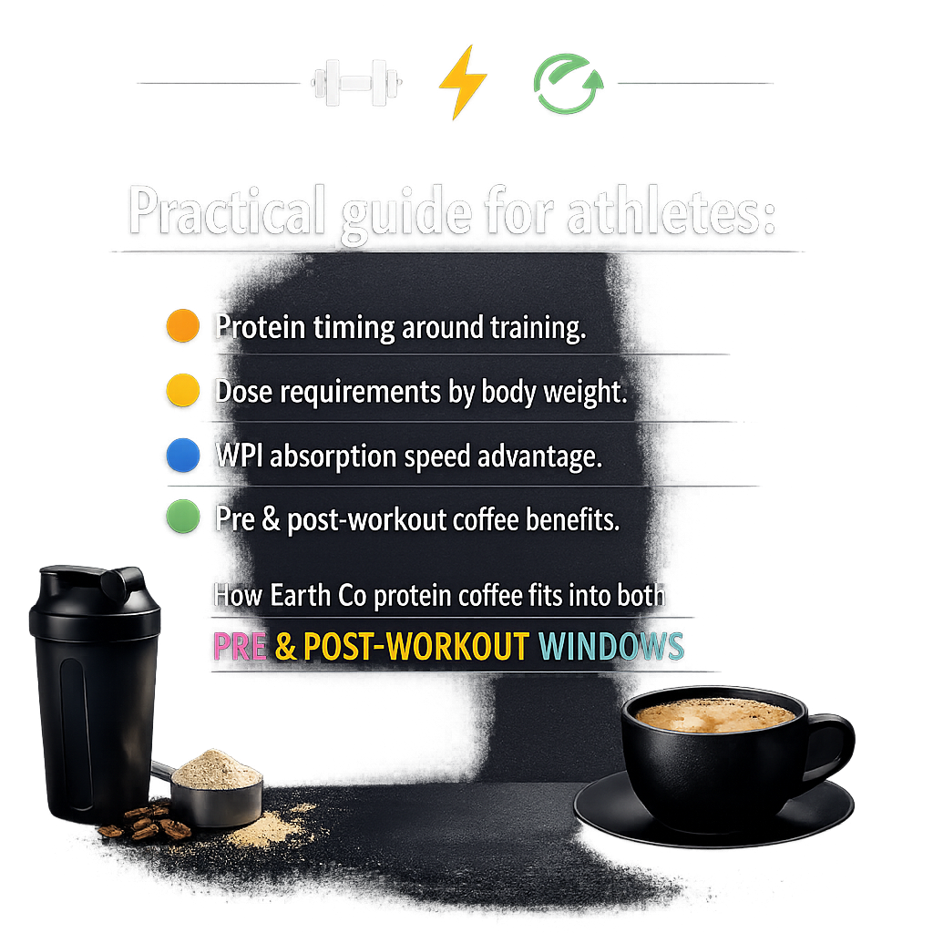 Protein coffee for athletes: when to drink it, how much protein you actually need, and what to expect