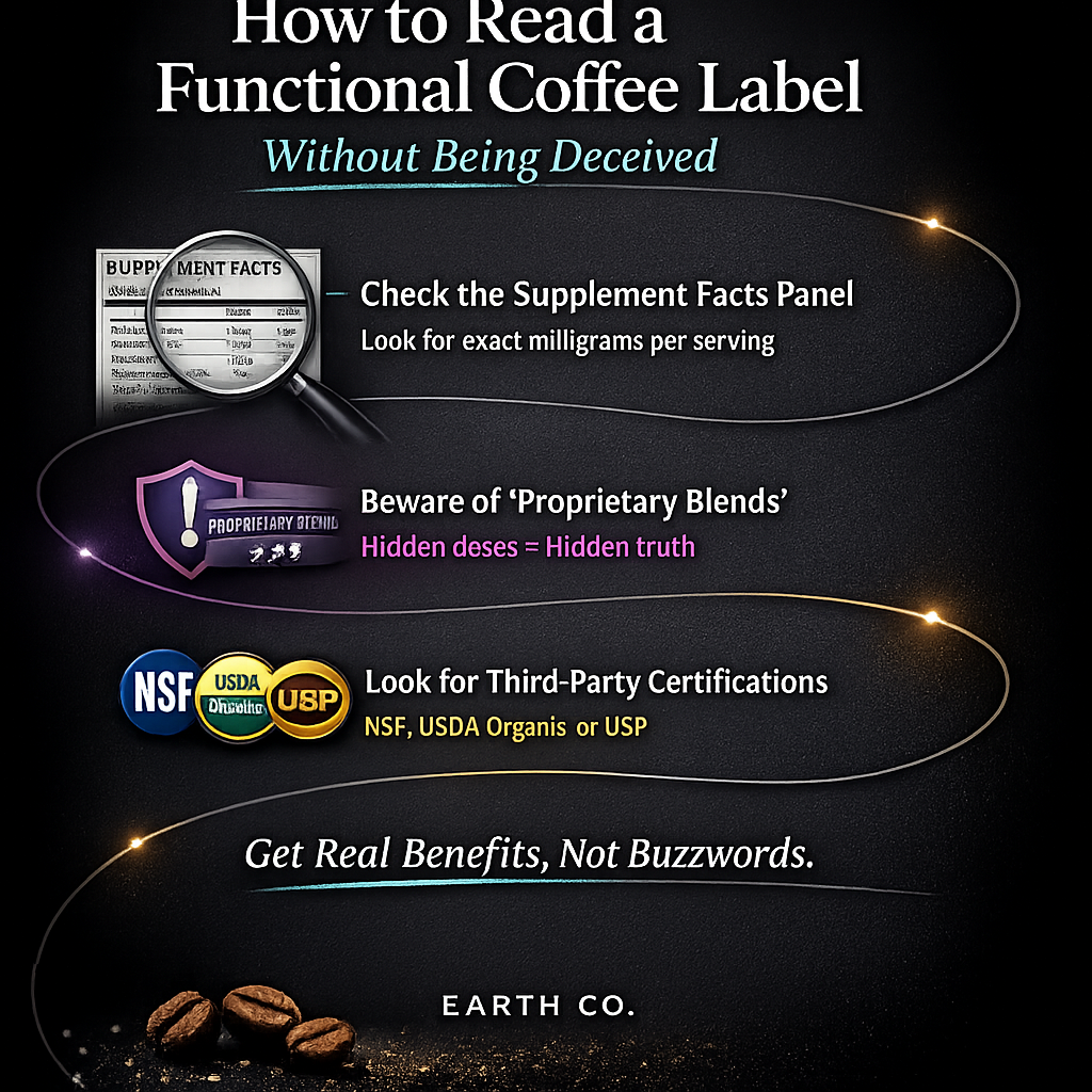 How to read a functional coffee label without being deceived?