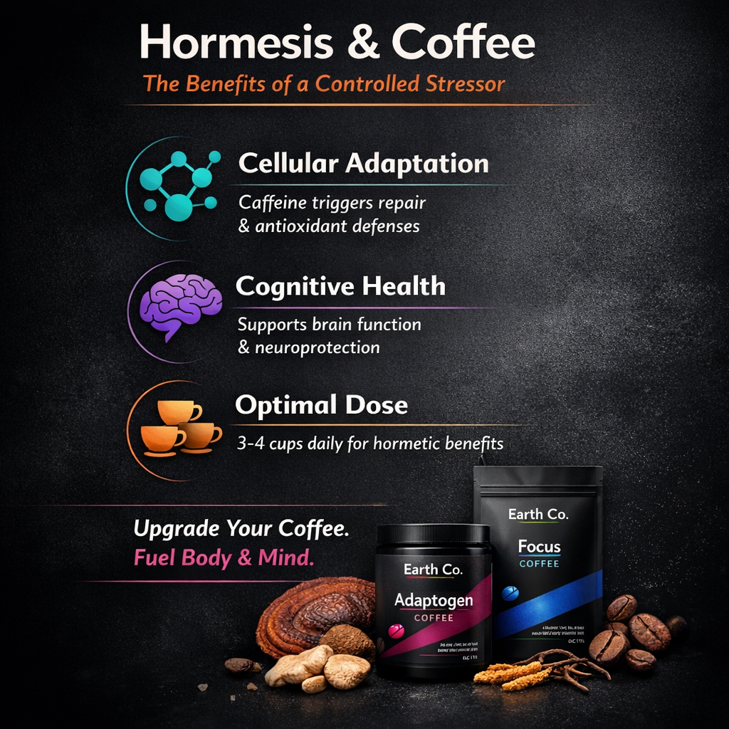 Hormesis and coffee: why a controlled stressor like caffeine can be beneficial long-term