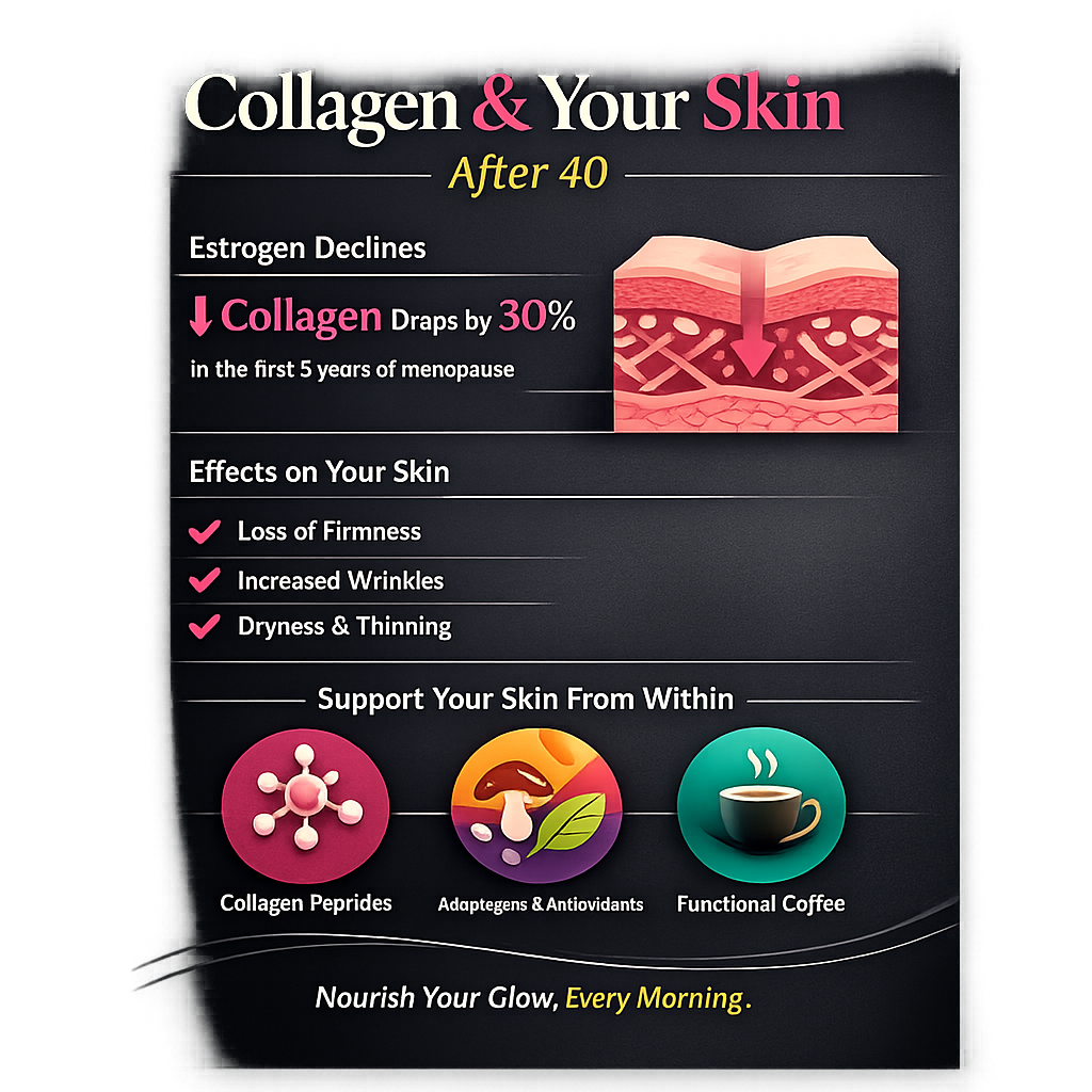 Skin during menopause and perimenopause: why collagen becomes more critical after 40