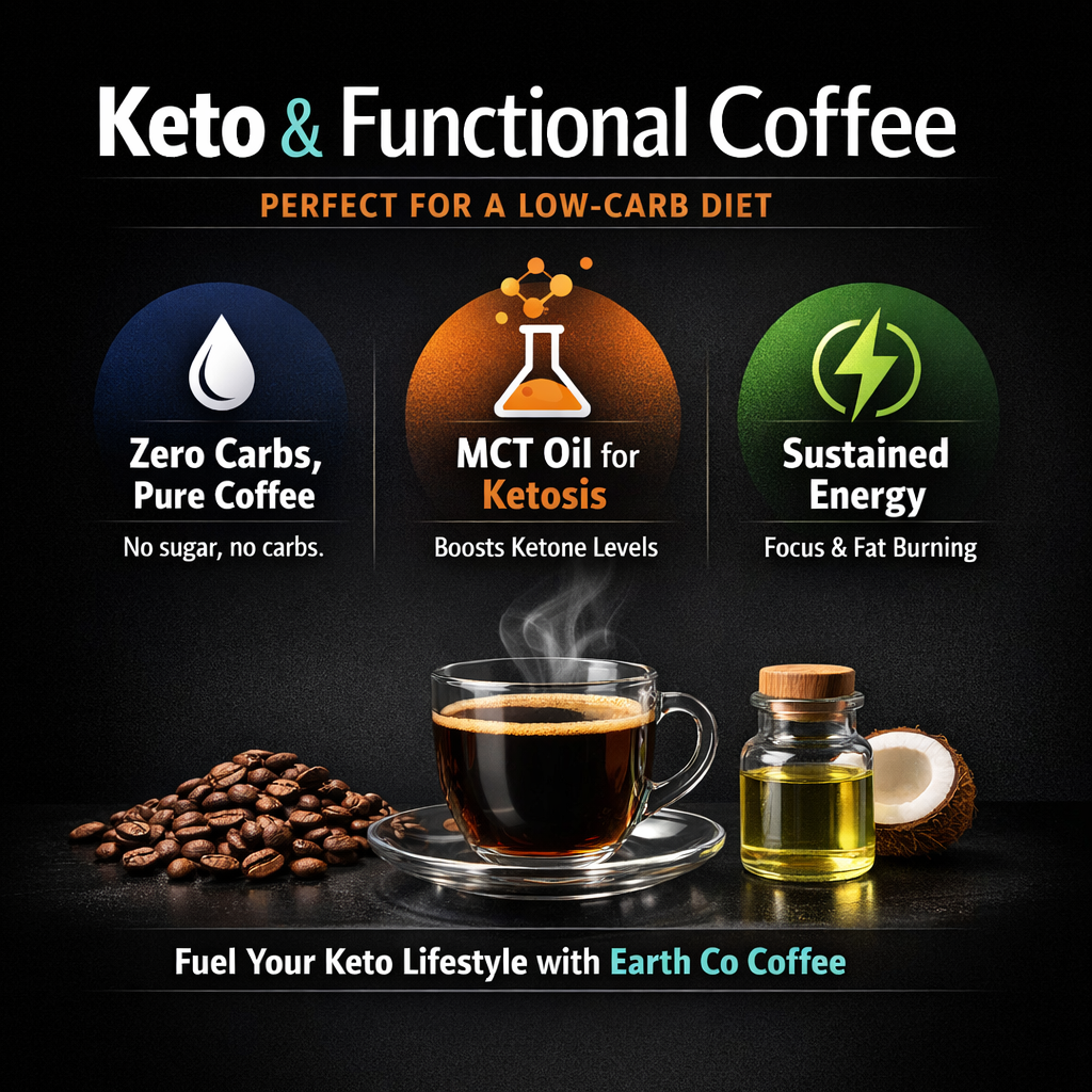 Keto and functional coffee: why Earth Co fits perfectly in a low-carb diet