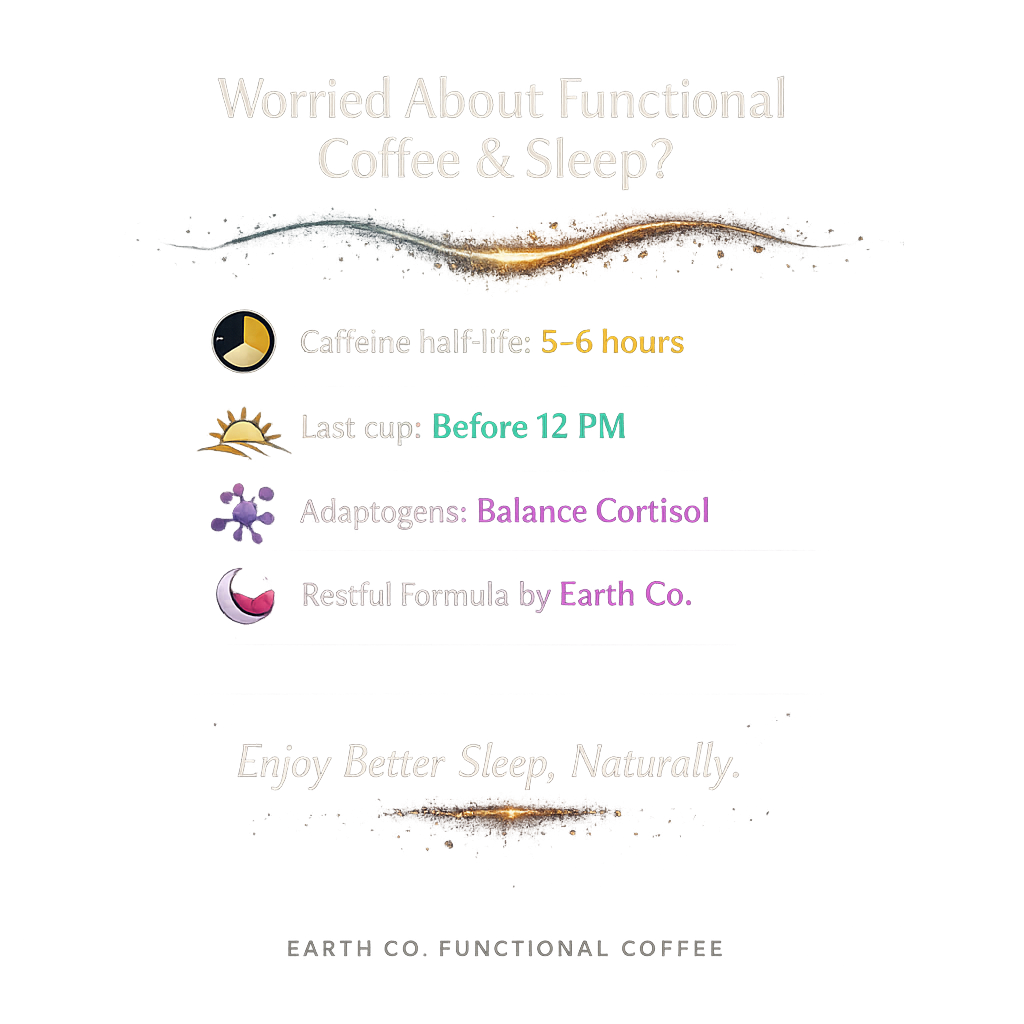 Does functional coffee affect your sleep? The truth about caffeine, adaptogens, and timing