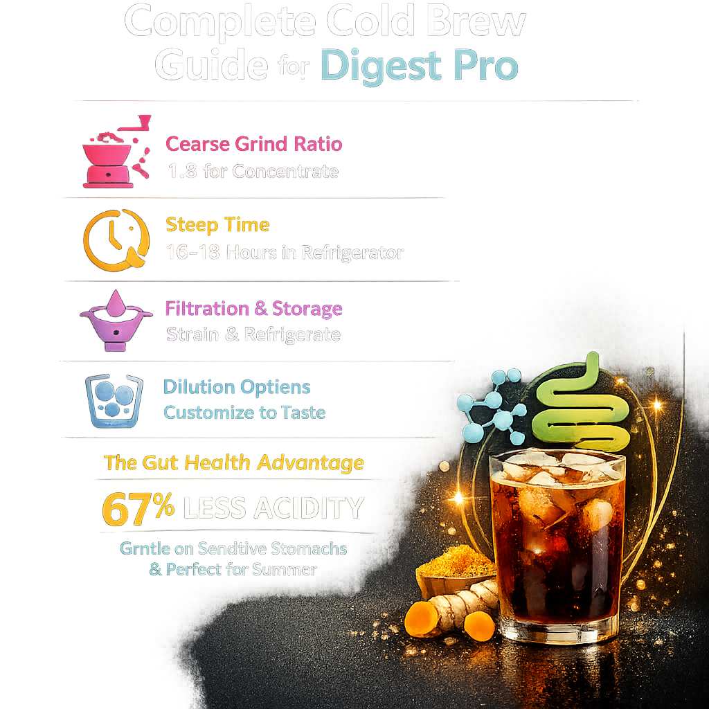 cold brew Digest Pro gut health guide