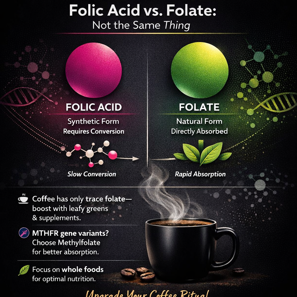 folic acid folate difference vitamin B9 guide