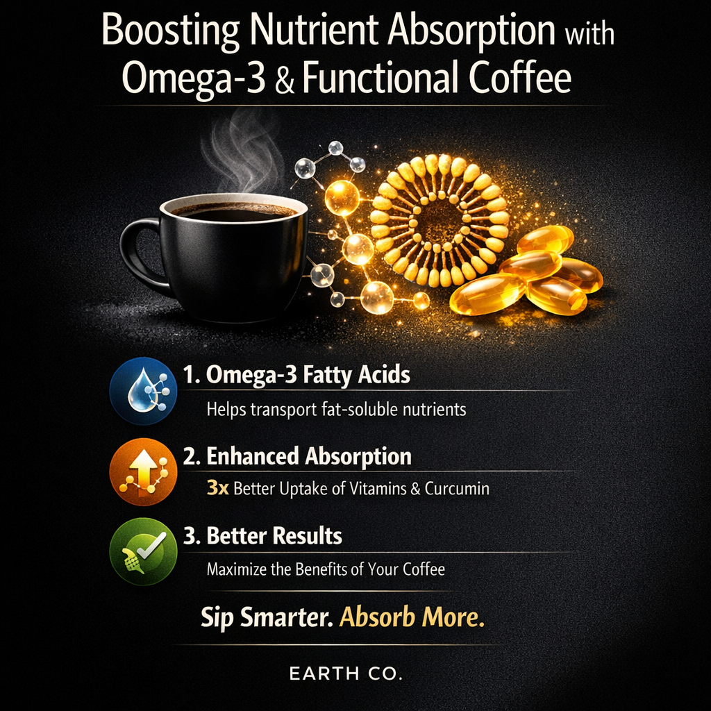 omega-3 fat-soluble absorption functional coffee guide