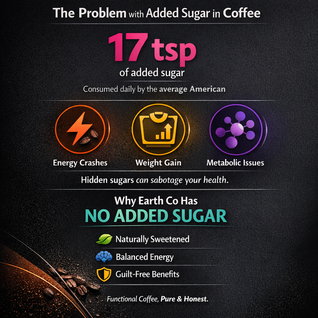 Why Earth Co has no added sugar and what natural sweetener alternatives we use