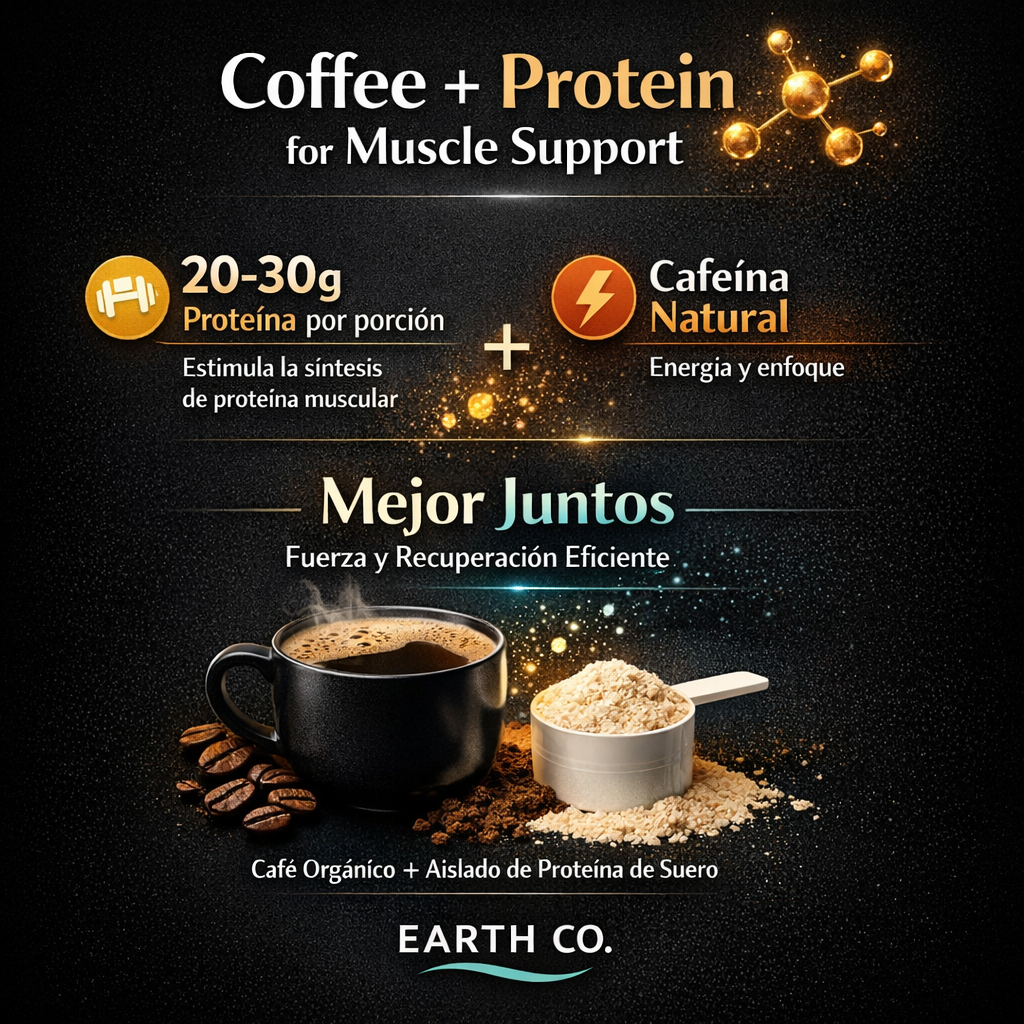 Coffee + Protein: how Earth Co formulated the PROTEIN line and what makes it different from generic protein
