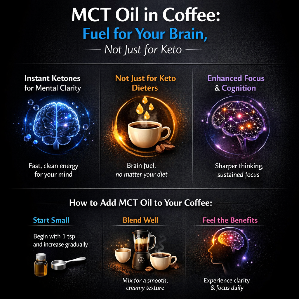 MCT oil in coffee brain benefits guide