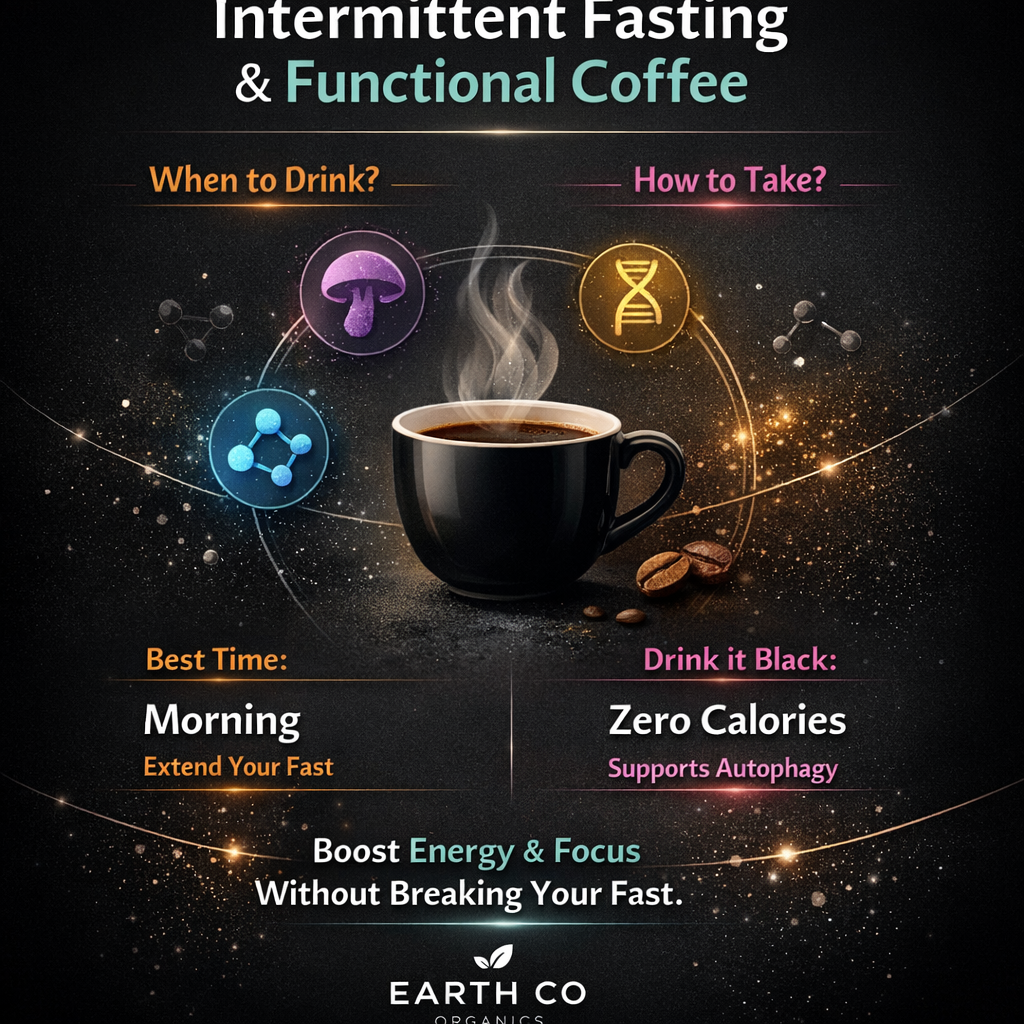 Intermittent fasting and functional coffee: when and how to take Earth Co without breaking the fast