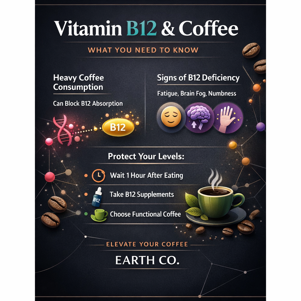 Vitamin B12 and coffee: the deficiency that most affects heavy conventional coffee drinkers
