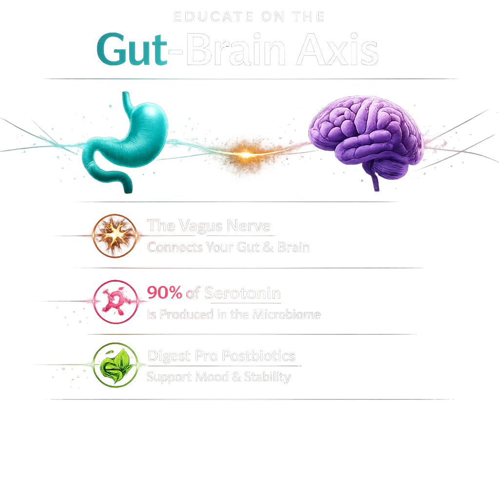 The gut-brain connection: how your gut health directly affects your mood, anxiety, and mental clarity
