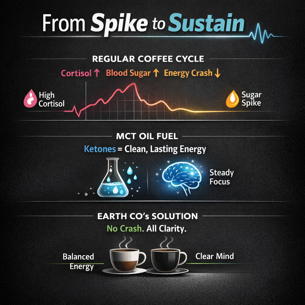 Why your afternoon energy crash is actually a morning problem — and how to fix it with MCT coffee