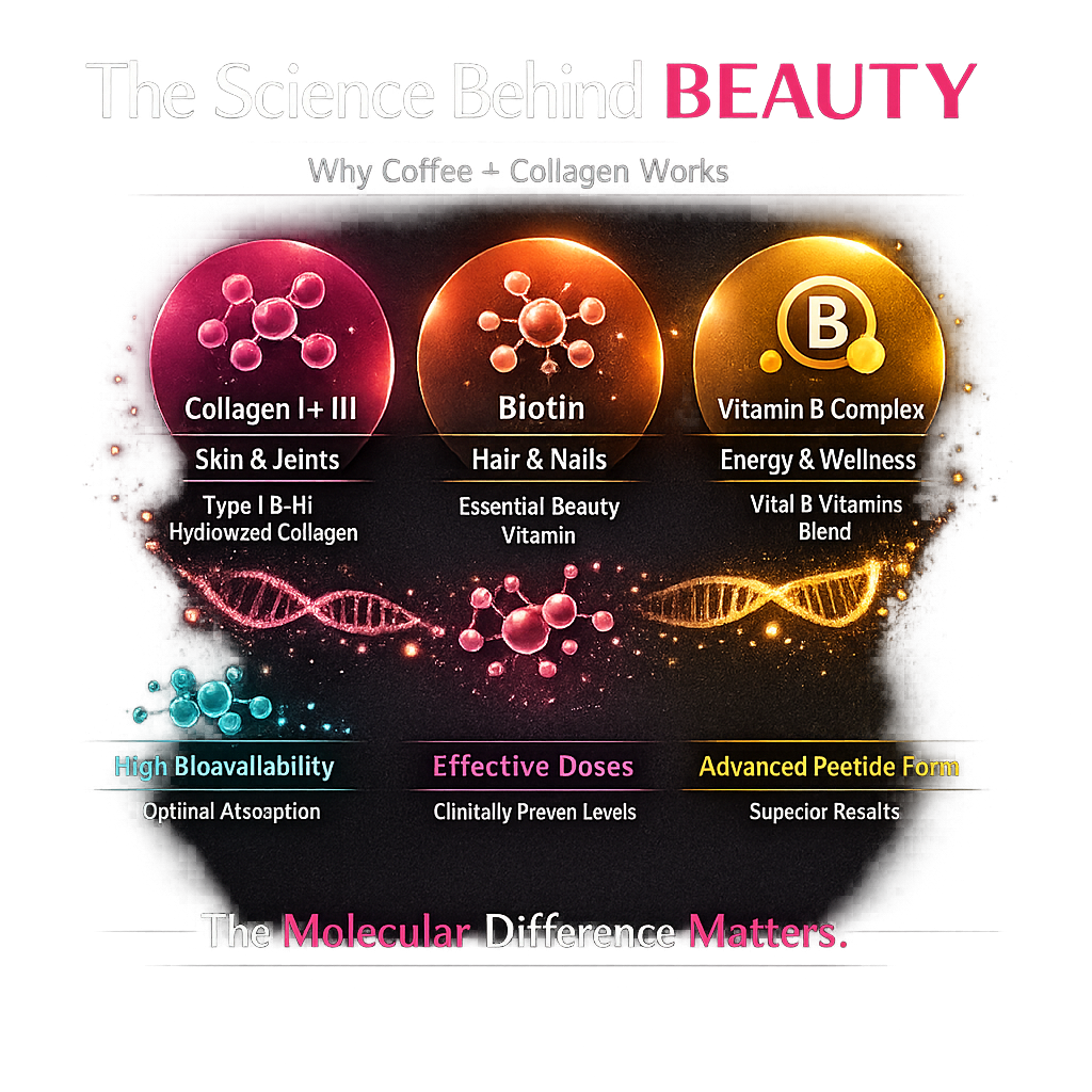 Coffee + Collagen: how the combination works and why Earth Co's BEAUTY line is formulated this way