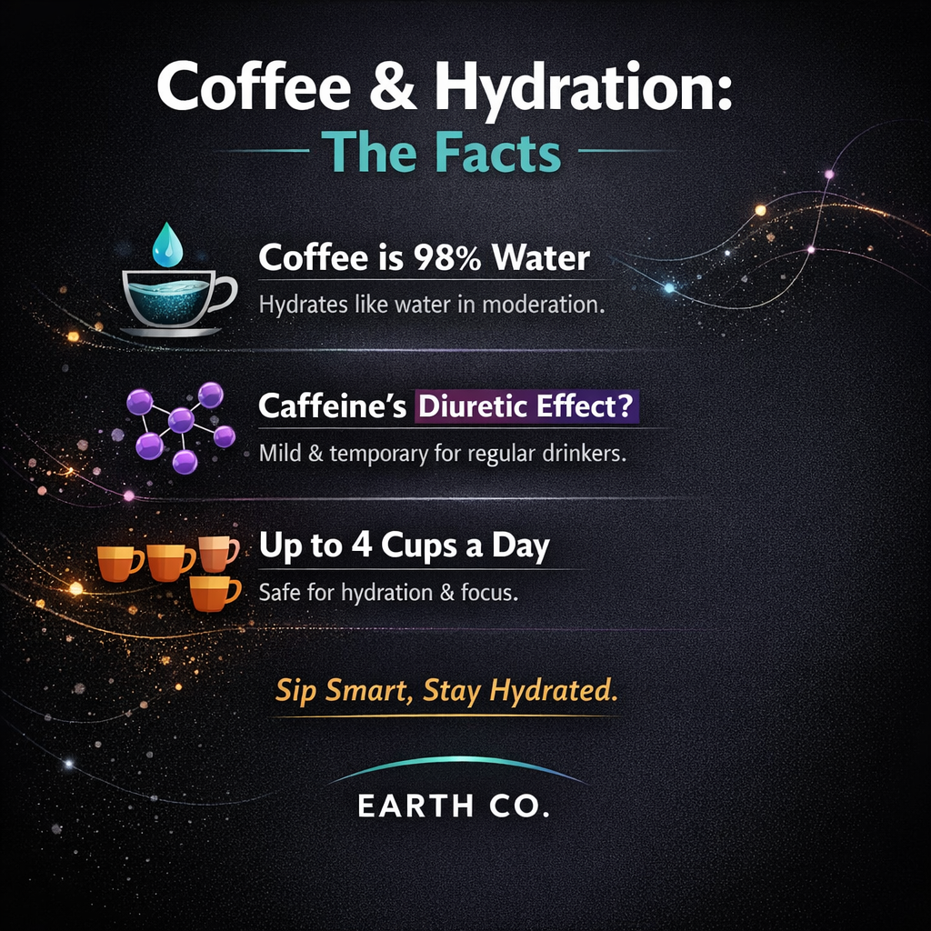 coffee dehydration myth hydration science guide