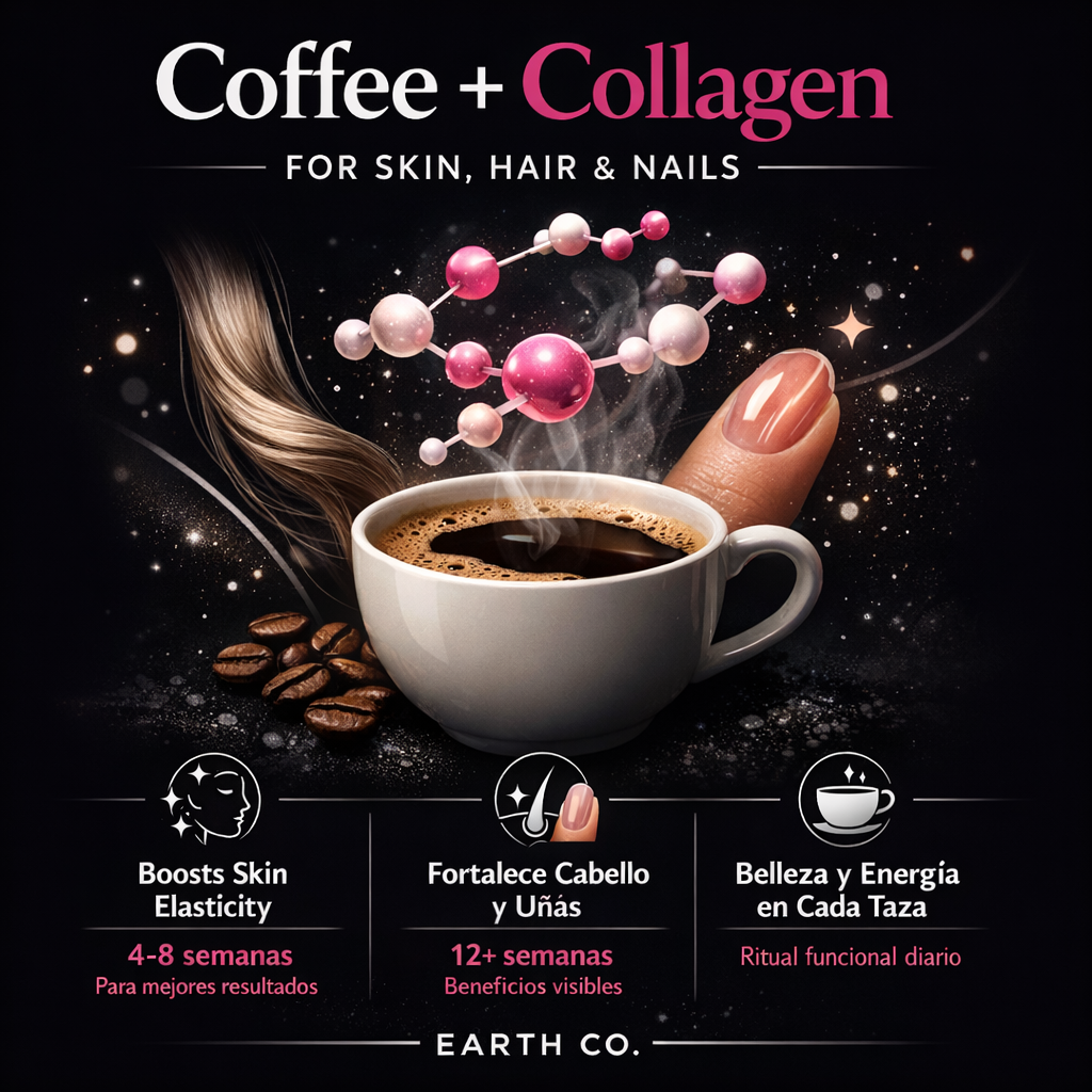Coffee + Collagen: how the combination works and why Earth Co's BEAUTY line is formulated this way